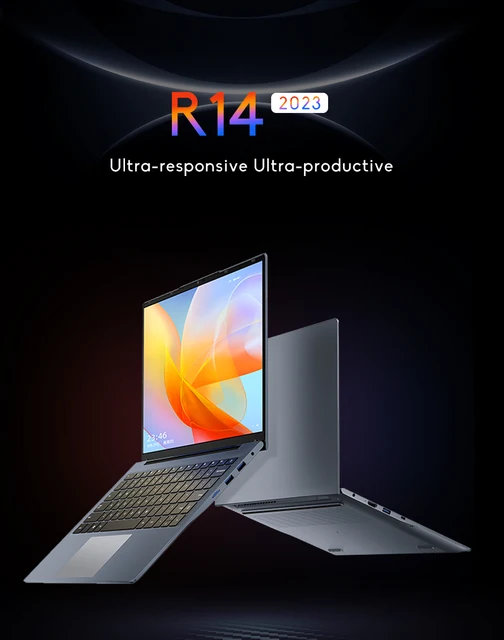 DERE-Ordinateur portable R14, Ultrabook, Windows 11, 14.1 pouces