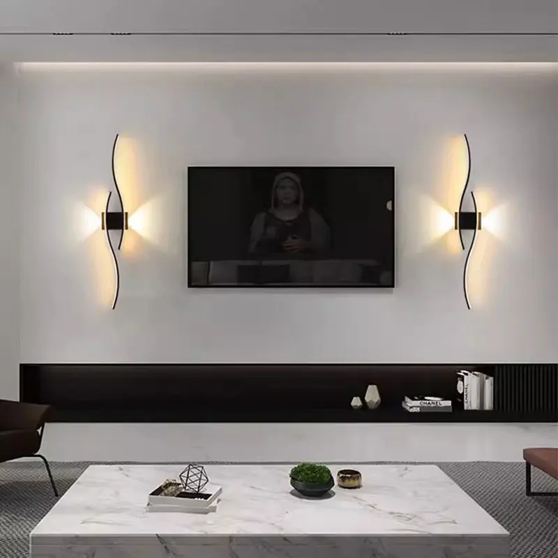 Lampade da parete a LED creative per soggiorno camera da letto