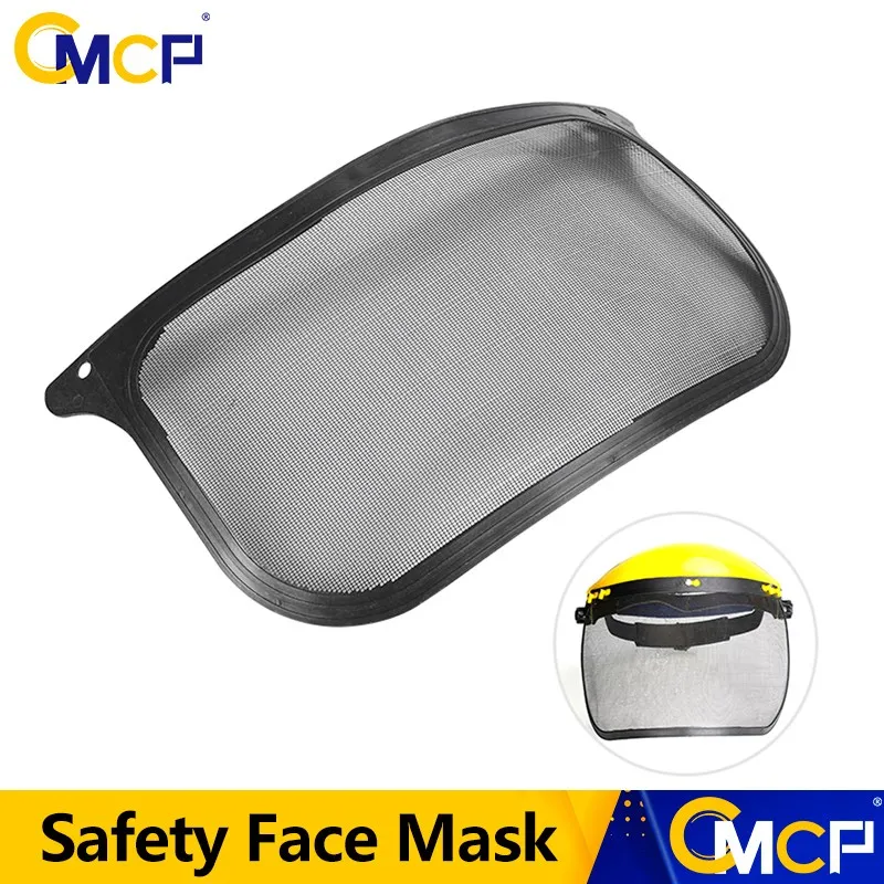 

CMCP Safety Face Mask Full Face Mesh Visor Protection Mower Protective Mask With Chainsaw Garden Garss Trimmer Safety