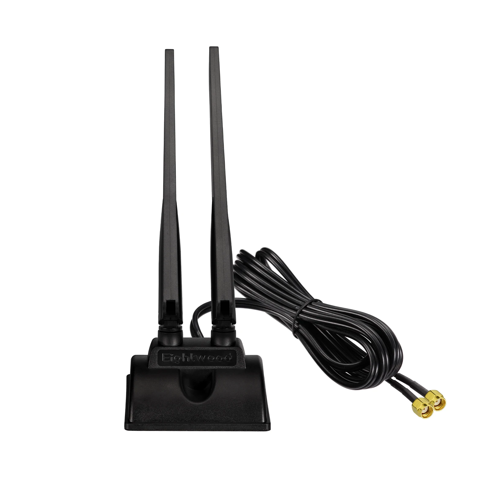 Superbat WiFi 6E Tri-Band 6GHz 5GHz 2.4GHz RP-SMA Magnet Mount Base Antenna for PC Desktop Computer Motherboard Wukong Game PC wifi antenna