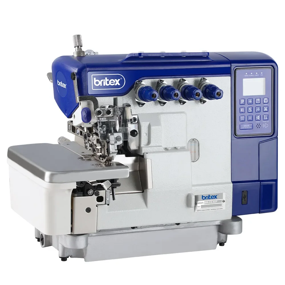 Professional Britex BR-C8-UT thread automatic overlock sewing machine with overlock
