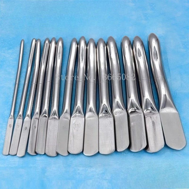 12pcs 4-9.5mm / 6pcs 10-10.5-11-11.5-12-13mm  DILATOR Set Uterine Urethral Diagnostic Surgical Sounds Fastshipping
