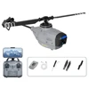RC ERA C127 AI Sentry Mini Brushless Drone FPV With HD Camera 1080p Professional 4ch RC Helicopter Single Paddle Without Aileron 6