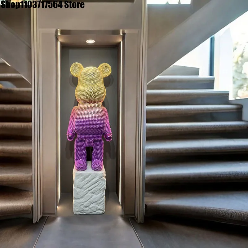 

Creative modern light luxury style decoration floor decoration living room porch decoration network red tide play violent bear