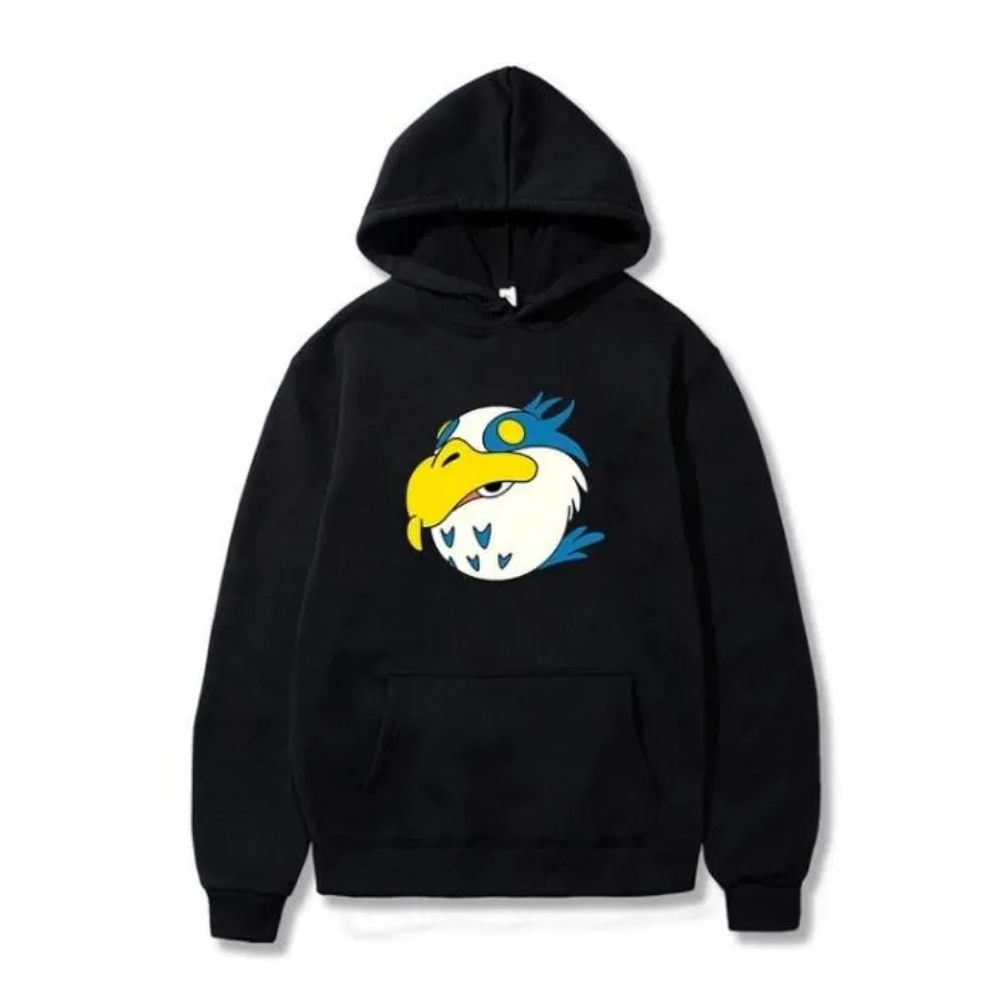 Homens e mulheres de anime japonês Hoodie, The Boy and The Heron, moletom extragrande, streetwear, pulôver Hip Hop, jaqueta com
