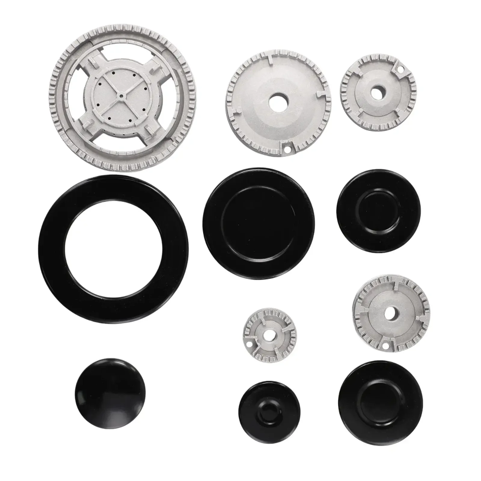 Upgrade Cooker Hat Set Oven Gas Hob For Kitchen For SABAF Stove Handles Lid Kit Iron Cover Flame Distributor Replacement Parts