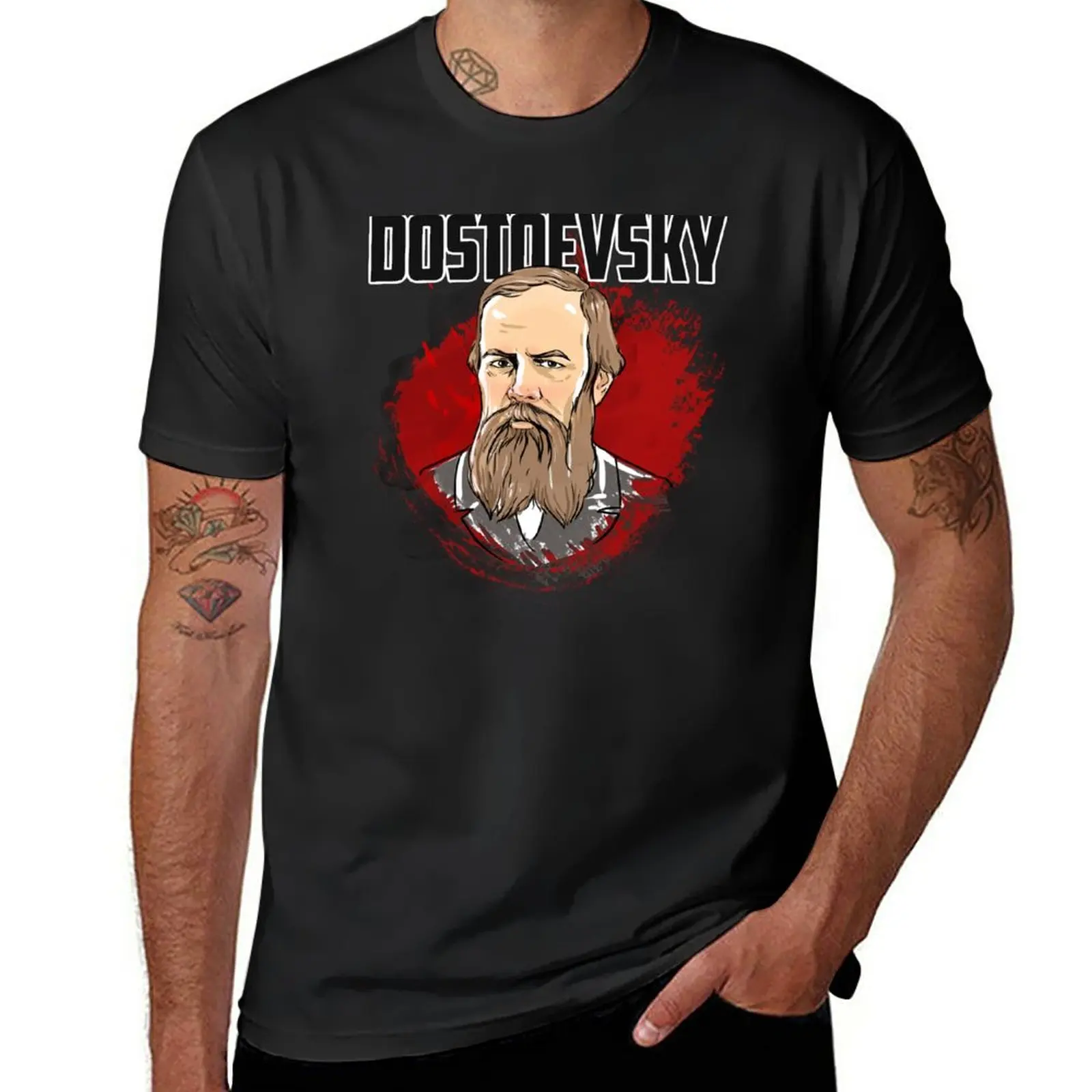 

Dostoevsky T-Shirt shirts graphic tees quick drying tops t shirts for men pack