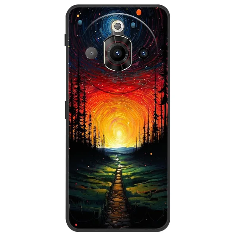 Cute Fashion Black Silicone Soft Phone Case - Shockproof Back Cover Shell