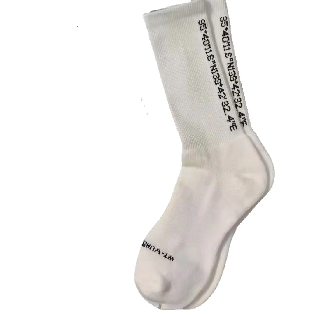 W-wtaps Nishiyama Toru socks men's and women's middle tube cotton towel bottom sports stockings Japanese solid color cargo socks