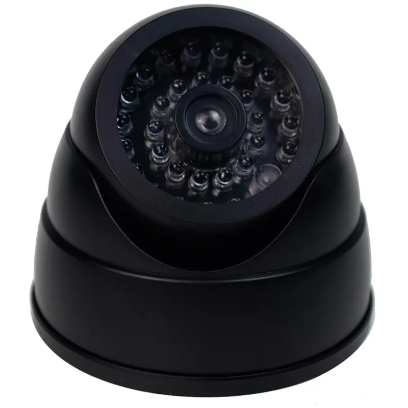 Large White Simulated Camera Light Surveillance Fake Hemisphere Indoor Use No Minimum Illumination No Infrared Light