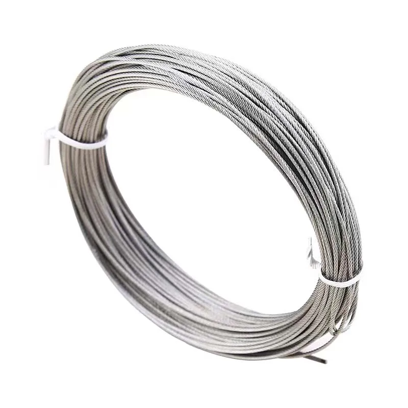 Câble métallique souple en acier inoxydable 100, longueur 50m/304