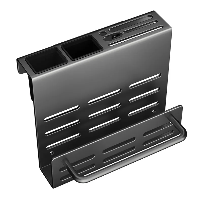 Kitchen knife holder multifunctional wall mounted tool storage rack, integrated shelf for kitchen knives and cutting boards