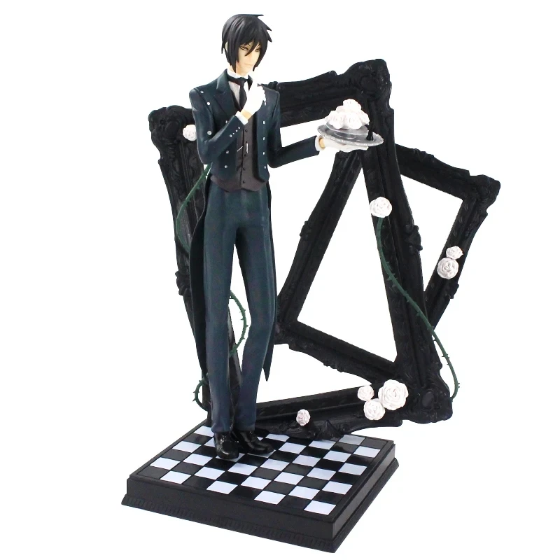 Figura Action Figure Sebastian Michaelis Da Black Butler - PVC 20 Cm, Statua Da Collezione Per Appassionati