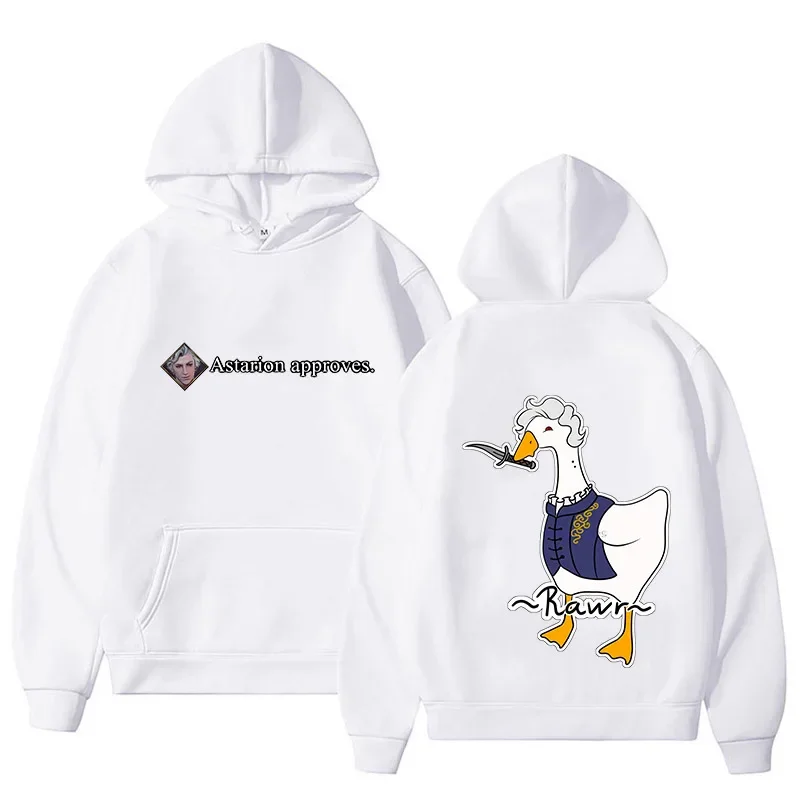 Anime Astarion Vintage printing Hoodie 2023 Men Harajuku Aesthetic Graphic Hoodies Unisex Streetwear Halloween Gifts Sweatshirt