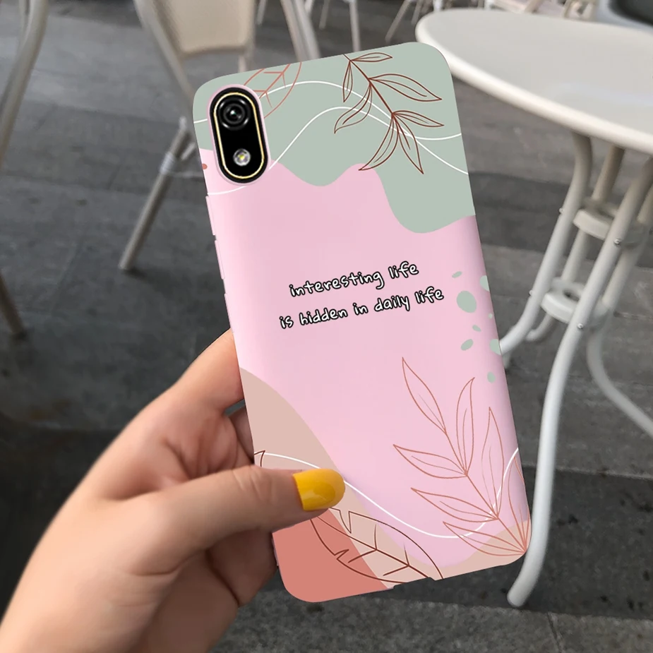 Stylish Painted Silicone Soft TPU Phone Case - Protective Back Cover Bumper