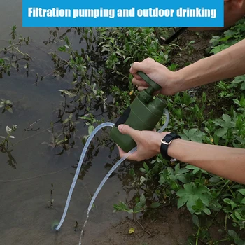 Outdoor Water Filter Filtration System Portable Camping Water Purifier Emergency Supplies Drinking Water Filtering Survival Tool 3