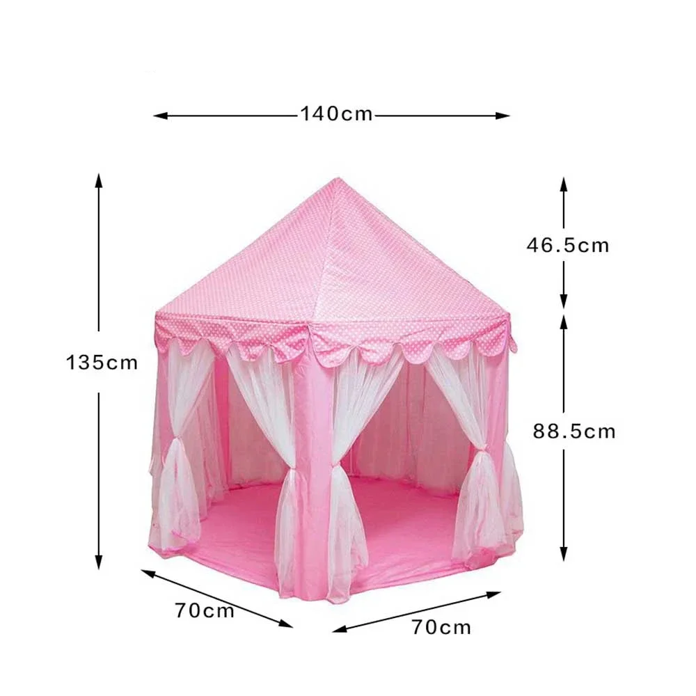 Children Toy Tent Portable Children's Tent Tent Toys For Girls Princess Castle Tipi Infantil Teepee Baby Christmas Gifts