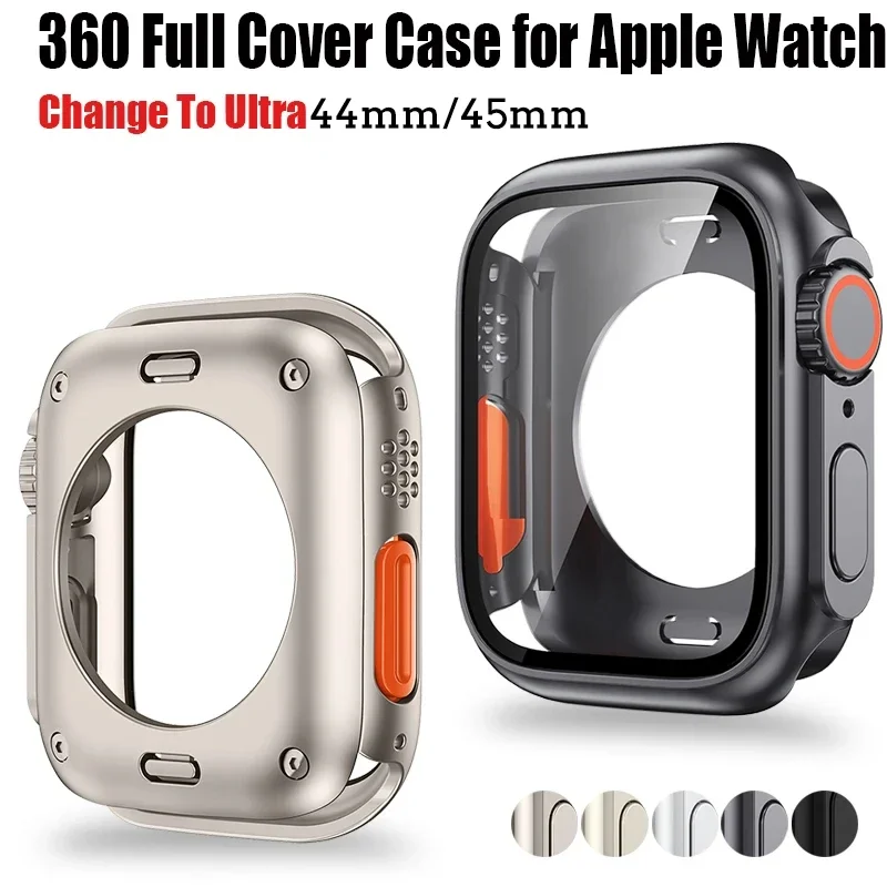 Sleek Silicone Watch Strap with Screen Protector Set
