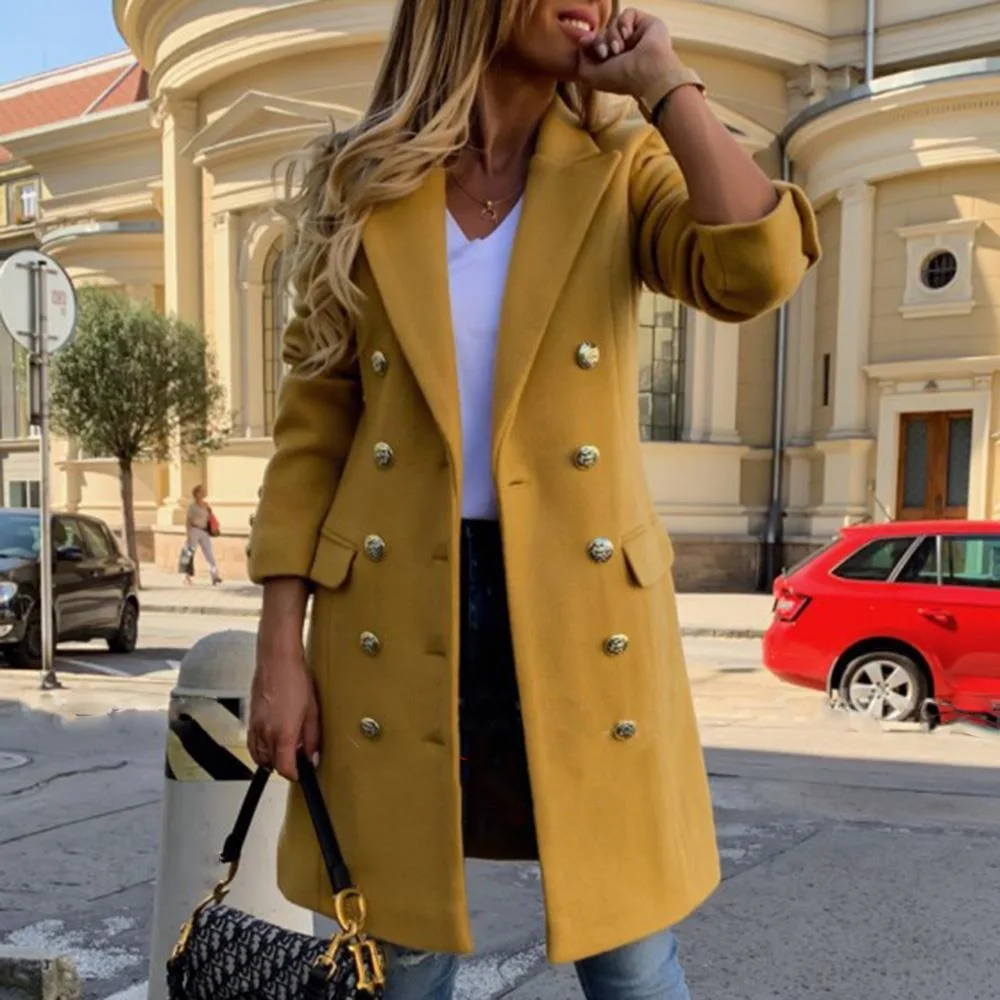 

Autumn and Winter New Women's Tweed Jacket Women, Casual Warm Tweed Coat