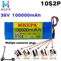 36V 100000 Batterie de Scooter électrique mAh 36v batterie de Scooter électrique au Lithium 500W batterie de Scooter électrique 36v 10s2p 1