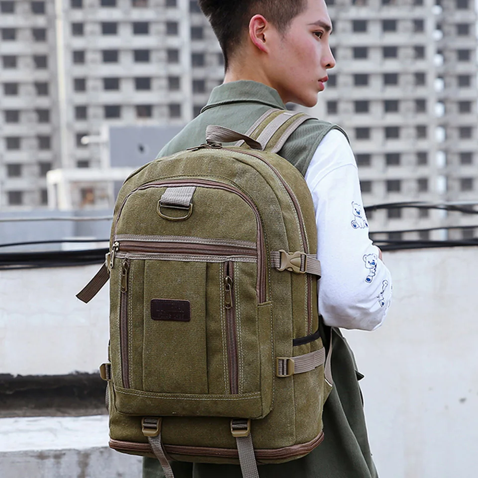 Large Capacity Expandable 55L Travel Backpack 45L Men's Outdoor Mountain Climbing Trend Brand Durable Fashion Women's Backpack