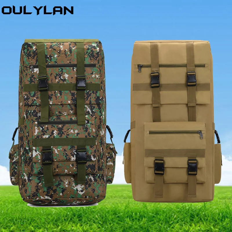 

120L Outdoor Hiking Travel Backpack Men's Army Military Outdoor Tactical Rucksack Luggage Bag Sports Mountaineering Hiking Bags