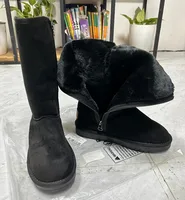Women Classic Ladies Girls Winter Snow Boots 2024 Waterproof Warm Genuine Leather Fur Australia Plus Velvet Knee High  Winter - Image 5