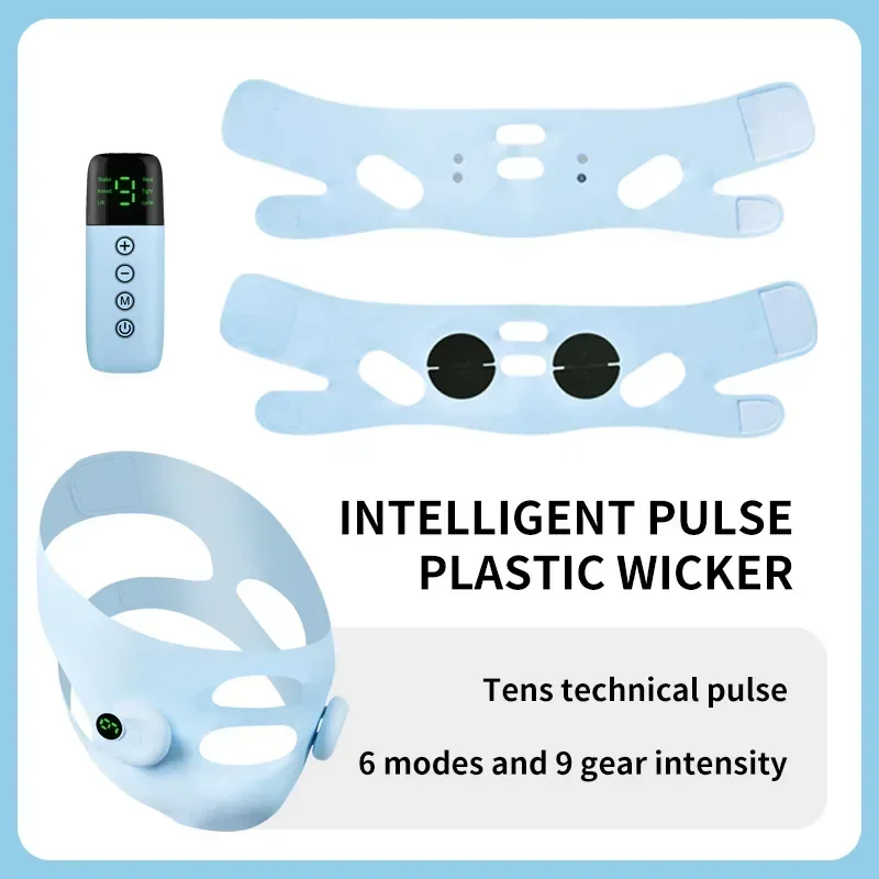 EMS Face Lifting Device Smart Pulse Face Shaping Beauty Instrument Facial Massager Face Slimming Double Chin Removal V Line Lift
