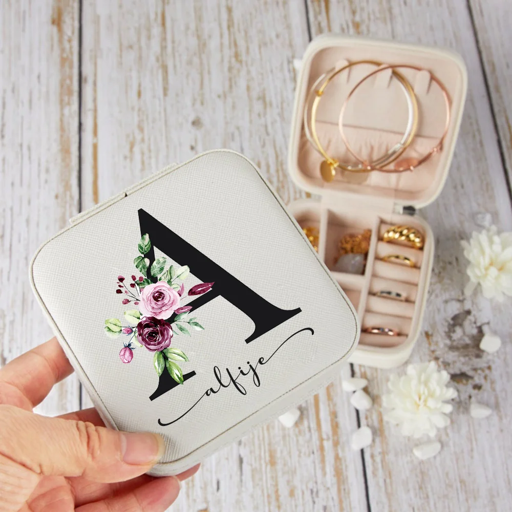 

Personalized Jewelry Box Valentine Day Gift for Her Bridal Party Gifts Custom Bridesmaid Jewelry Boxes New Year Gift for Her