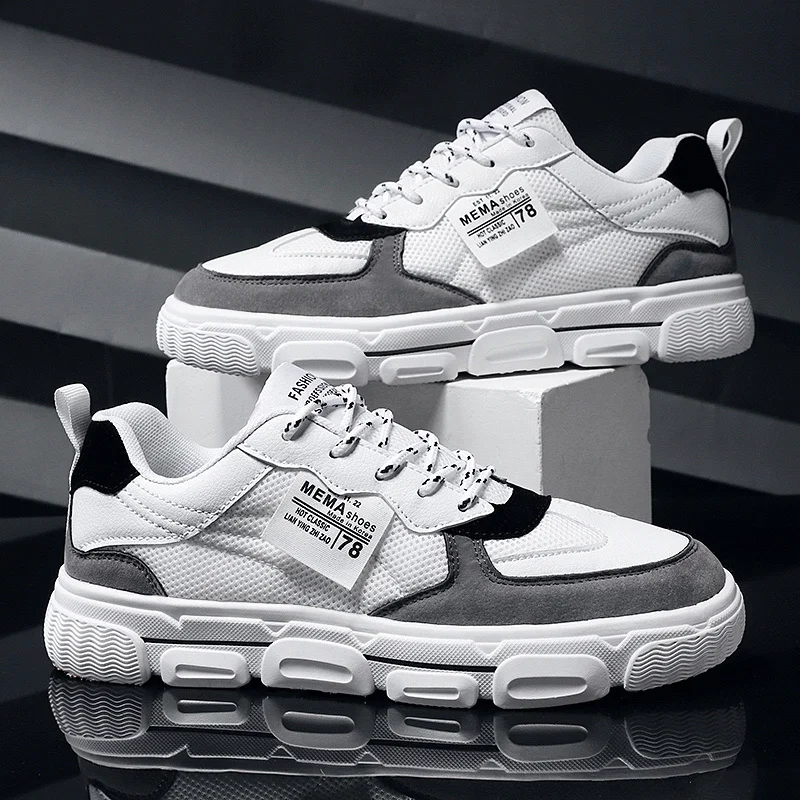 Sneakers för män Löpning Promenadskor Lättviktssneakers Fritidsskor för män Slip Comfy_voghion.com