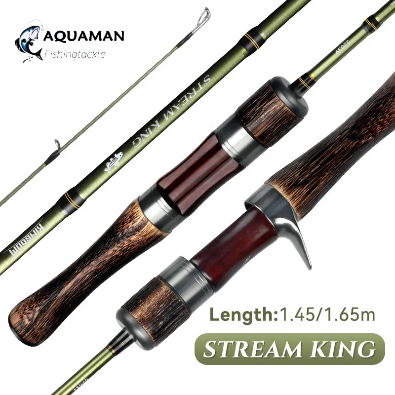 Aquaman STREAM KING Carbon Ultralight Spinning Casting Fishing Rods 1