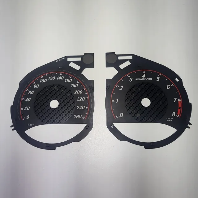 MercedesBenz Cclass W205 AMG STYLE Speedometer Dial Gauges Face