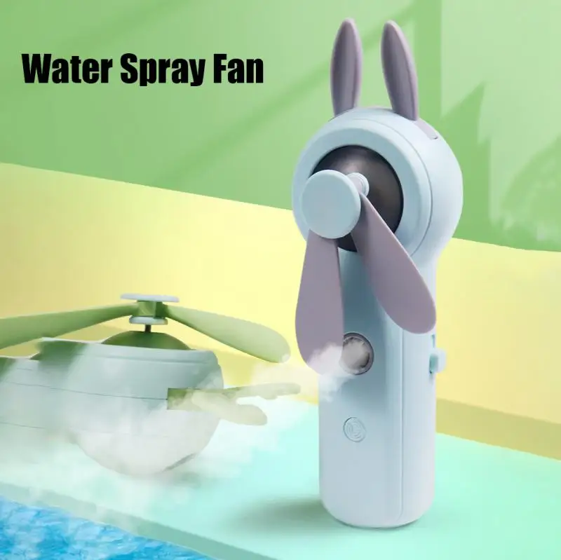 Mini Handheld Fan With Mister Usb Nano Spary Diffuser Air Humidifier