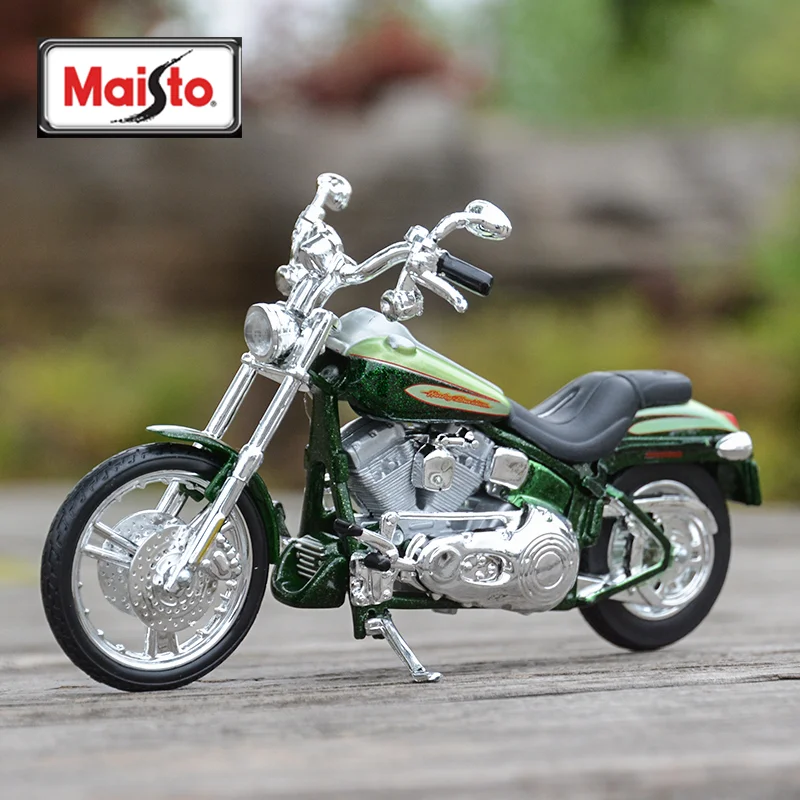 

Модель мотоцикла Maisto 1:18 Harley FXSTDSE CVO из сплава, литая металлическая игрушка, модель уличного гоночного мотоцикла, имитация детского подарка
