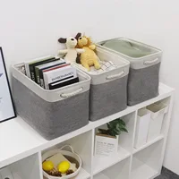 Classification Storage Basket Large Capacity 54L Storage Basket Toy Organizer Box with Handle Fabric FoldindDirty Clothes Basket 1