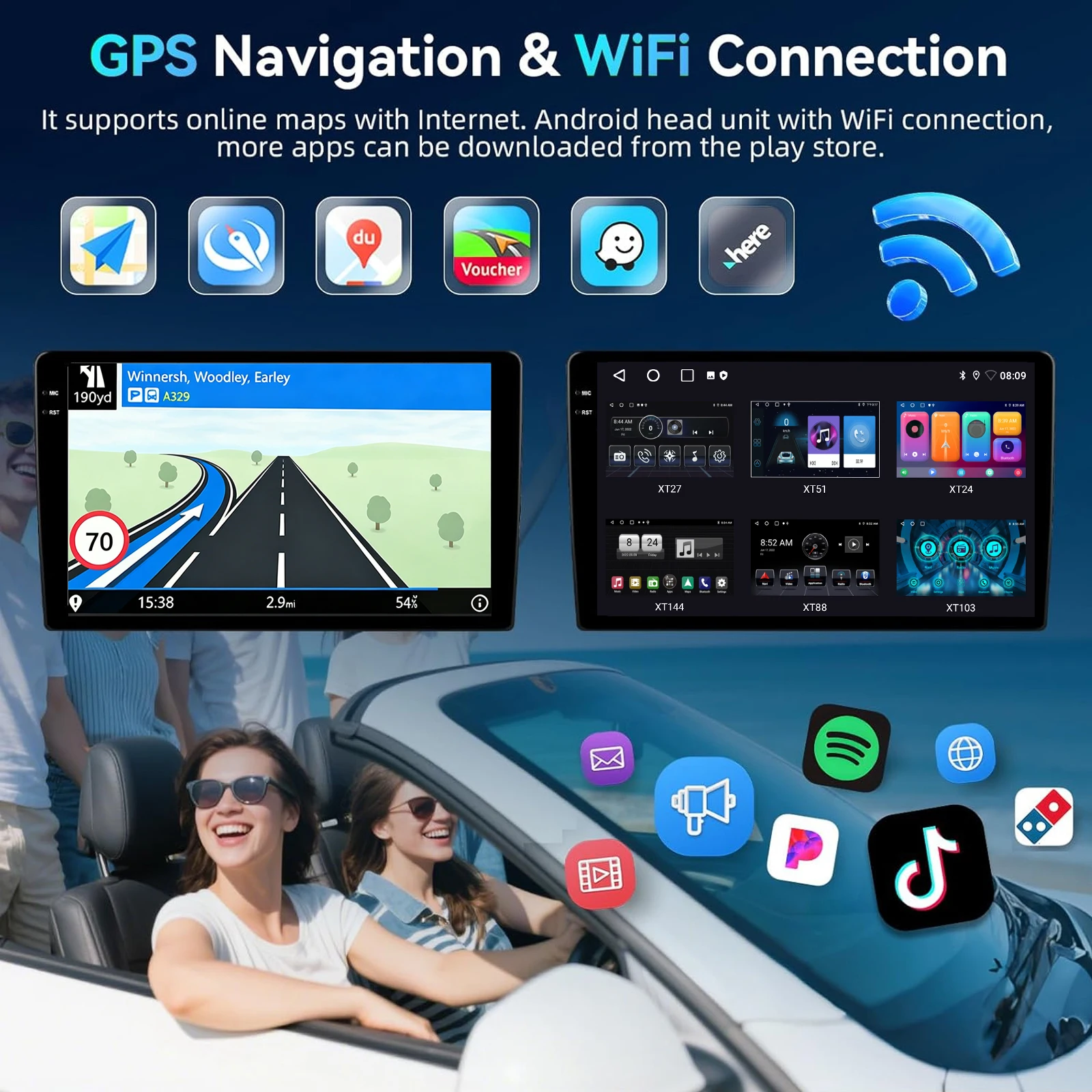 Android 15 4+64GB Radio de coche reproductor multimedia vídeo GPS para Mitsubishi Outlander 2006-2011, Peugeot 4007, Citroën C, compatible con CarPlay, Android Auto, WiFi, estéreo con cámara ESSGOO 5