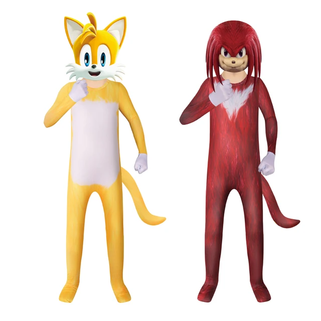 Máscaras Com Personagens - Festa Sonic, Knuckles E Tails