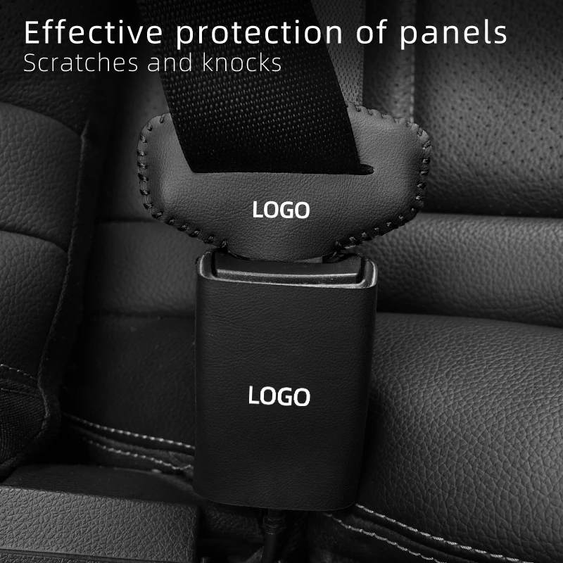 Anti Scratch Car Seat Belt Clip Protector Seatbelt Buckle Lock Cover For Porsche Panamera Spyder Carrera Boxster Cayman Cayenne