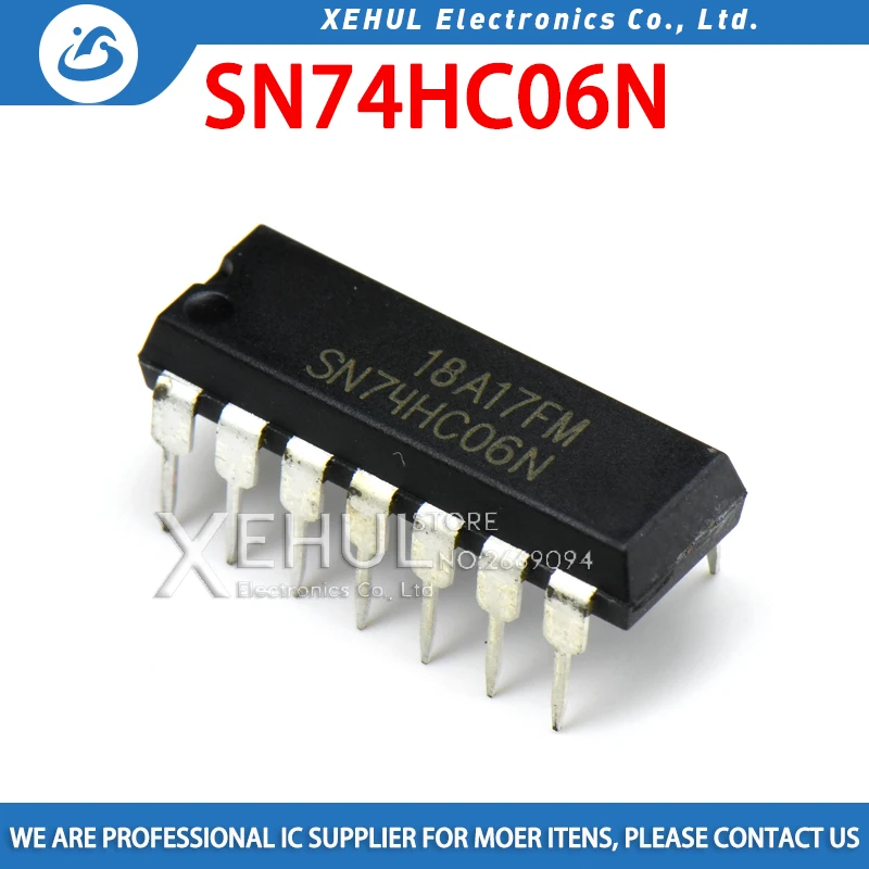 

10PCS Free shipping HD74HC06P 74HC06P DIP SN74HC06N 74HC06N DIP14 74HC06 new and original IC