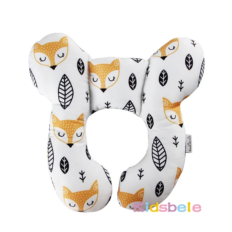 Baby Pillow Protective Travel Car Seat Head Neck Support Pillows ewborn Children U Shape Headrest Toddler Cushion 0-3 Years