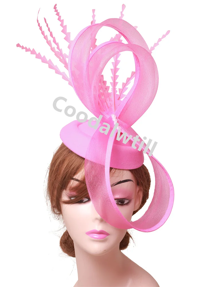 Women Cocktail Church Veils Pillbox Cap Fascinator Hat Accessories Elegant Ladies Femme Party Dinner Chapeau Cap Bride Headwear - 4