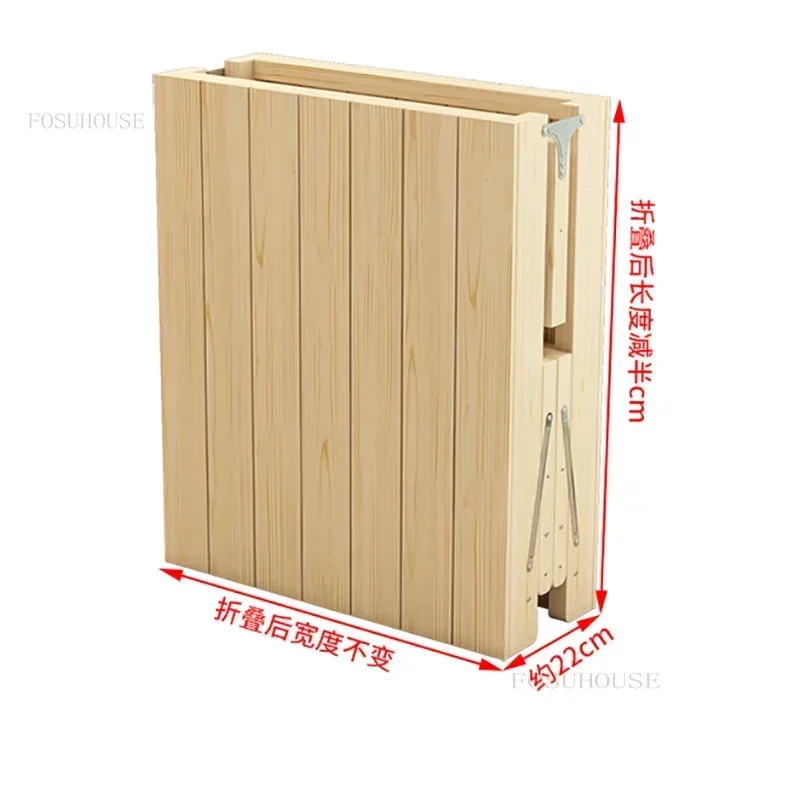 Nordic Foldable Children's Bed Widening Splicing Extension Bed Modern Solid Wood Seamless Adult Bedside Board Home Furniture