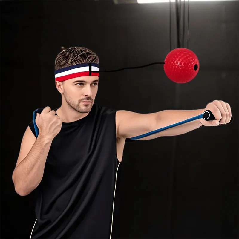 5pc Boxing Speed Ball Sanda Muay Thai Boxing Training Rope Elastic Band Resistance Rope Training Kick Combination