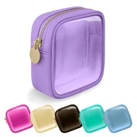 Transparent Waterproof Cosmetic Bag Women PVC Mini Storage Pouch Travel Portable Toiletry Case Multi-Function Makeup Organizer 1