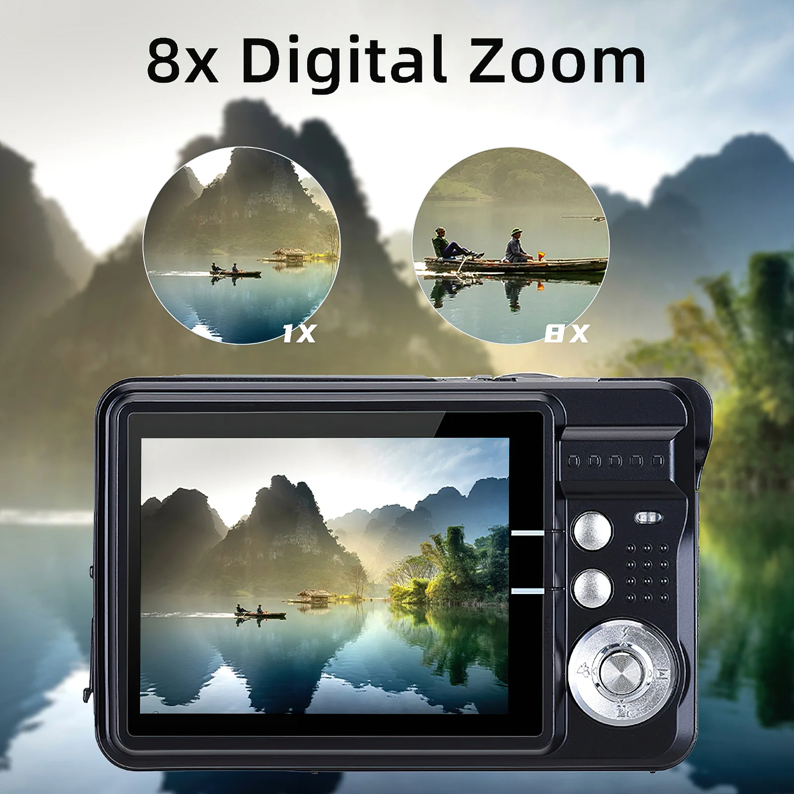 18MP 8X Zoom numérique enfants Mini caméra 2.7 TF – Grandado