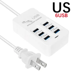 Multiport 35W Fast USB Charger with Type - C Port (US 6USB)