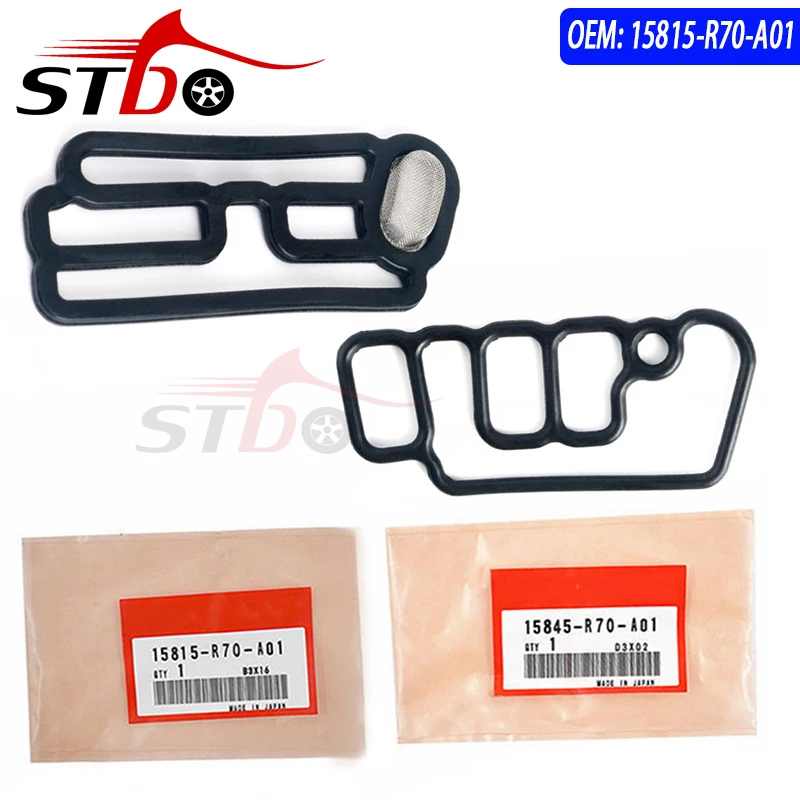 

15845-R70-A01 15815-R70-A01 For Honda Cylinder Head Solenoid Gasket VTEC Car Solenoid Filter Assy Head