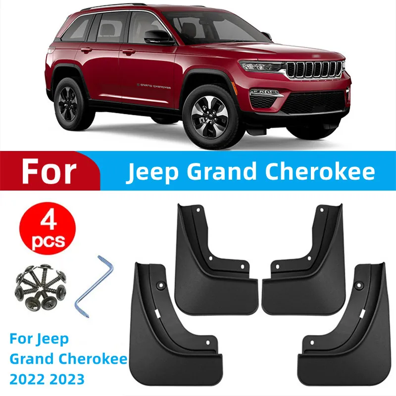 

4 шт., брызговики для Jeep Grand Cherokee 2022-2023