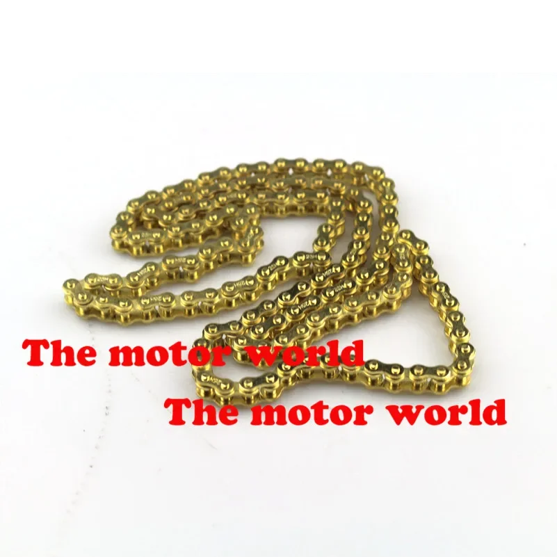 GOLD T8F 108 links Chain 25H 136 Links with Master Link Spare For 47cc 49cc Mini Dirt Pocket Bikes Minimoto Motorcycle ATV QUA