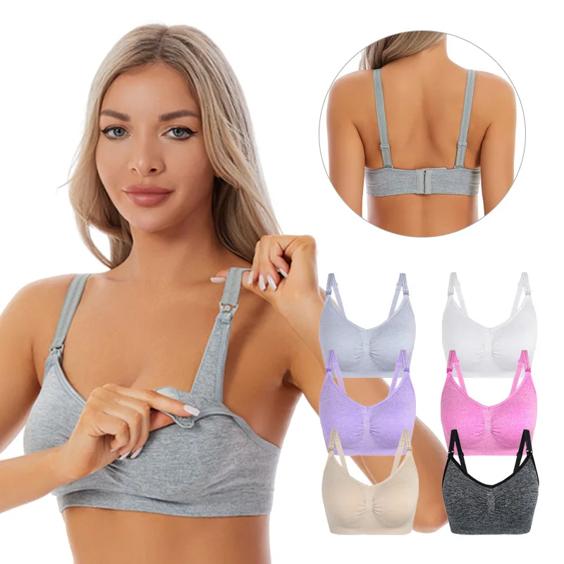 Maternity Nursing Bras Cotton Breastfeeding Pregnant Women Pregnancy Underwear Breast Feeding Bra Clothing Lactancia